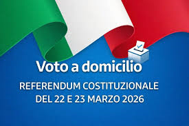Referendum Costituzionale 2026 -  Certificazione per diritto al voto domiciliare (Legge 7 maggio 2009, n. 46)